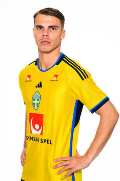 Elias Andersson of the Swedish men's football national team
