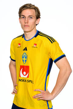 Johan Bångsbo of the Swedish men's football national team