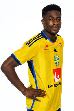 Josafat Mendes of the Swedish men's football national team