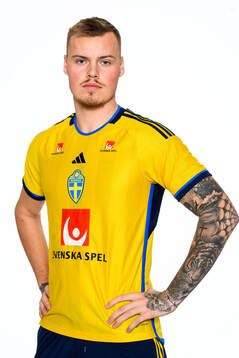 Victor Eriksson of the Swedish men's football national team