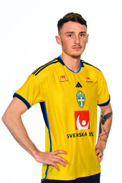 Noah Persson of the Swedish men's football national team