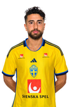 Moustafa Zeidan of the Swedish men's football national team