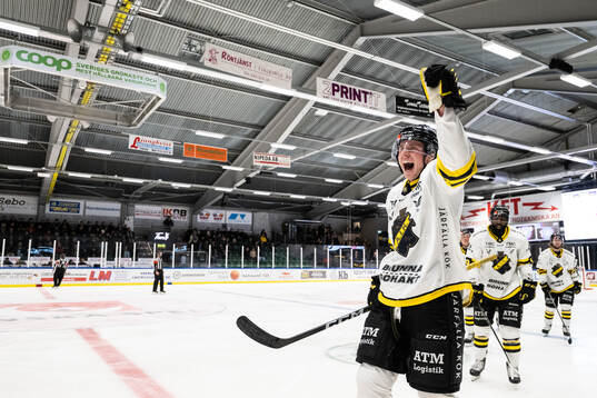 AIKs Alfred Barklund jublar