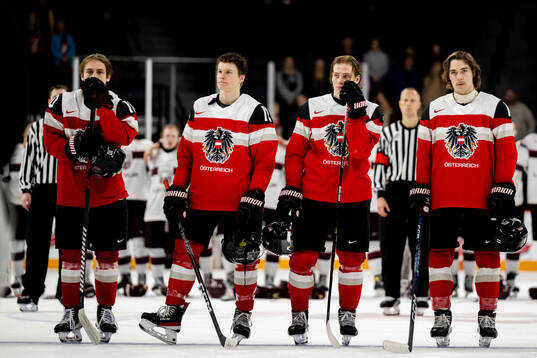 Players of Austria look dejected
