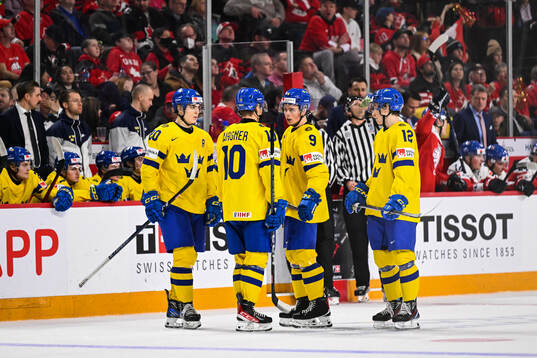 Liam Öhgren, Fabian Wagner, Ludvig Jansson and Noah