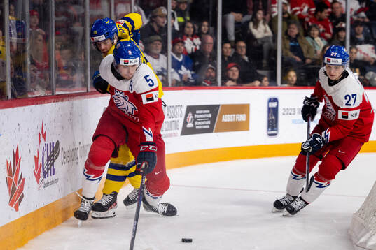 Victor Stjernborg of Sweden against David Jiricek and