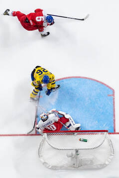 Victor Stjernborg of Sweden against David Jiricek and