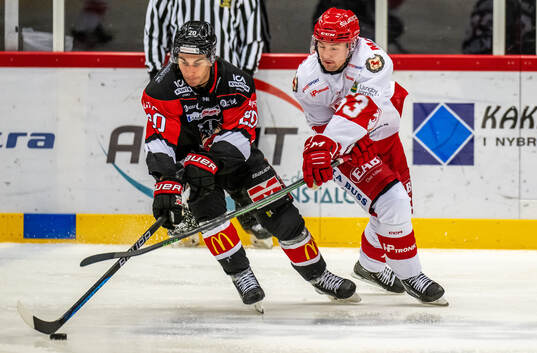 Nybros Juho Liuksiala och Troja/Ljungbys Henrik Rommel