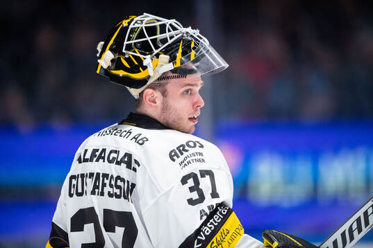 Västerås målvakt Johan Gustafsson