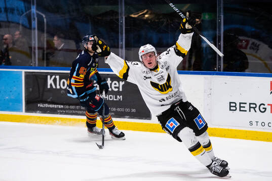 Västerås Anton Eriksson jublar