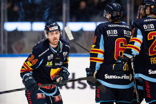 Djurgårdens Daniel Brodin jublar