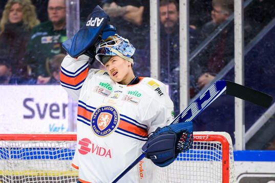 Växjös målvakt Emil Larmi