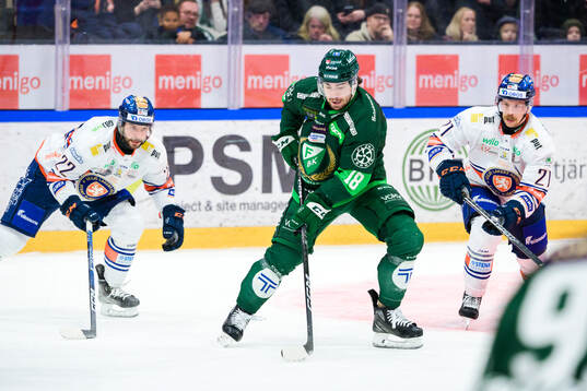 Växjös Tobias Rieder Färjestads Remi Elie och Växjös