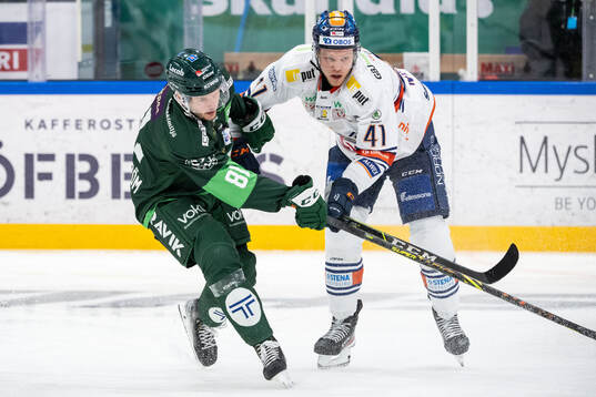 Färjestads Theodor Lennström och Växjös Ludvig Nilsson
