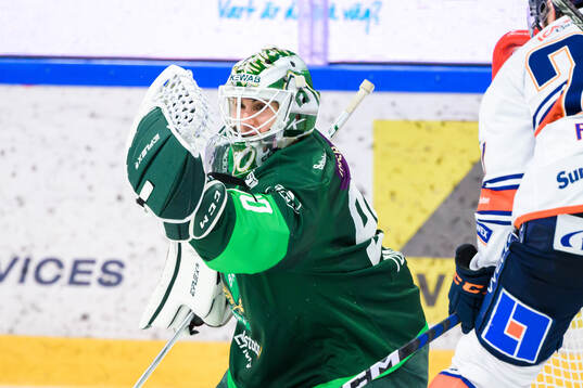 Färjestads målvakt Matthew Tomkins