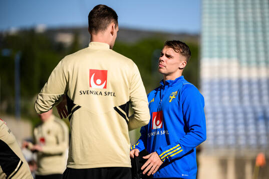 Elias Andersson of the Swedish men's football national team