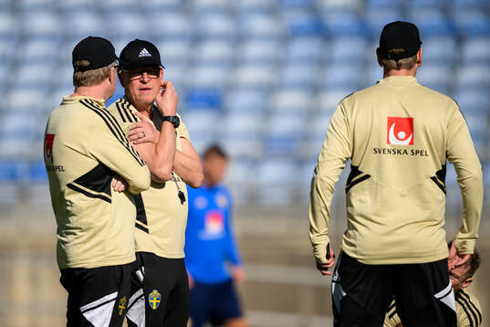 head coach Janne Andersson of the Swedish men's football