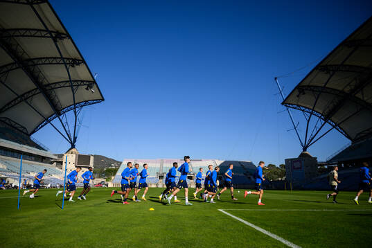 Players of the Swedish men's football national team at a