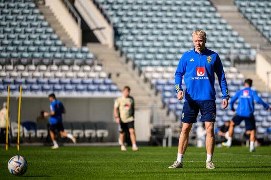 André Boman of the Swedish men's football national team at