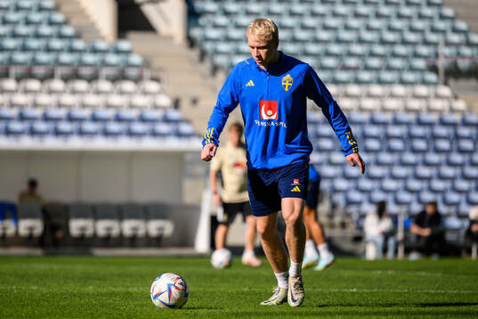 André Boman of the Swedish men's football national team at