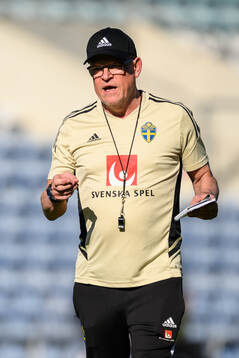 head coach Janne Andersson of the Swedish men's football