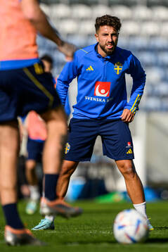 Moustafa Zeidan of the Swedish men's football national team