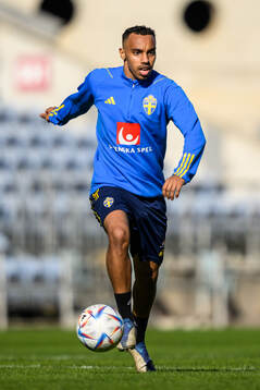 Bilal Hussein of the Swedish men's football national team