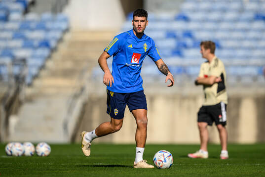 Edvin Kurtulus of the Swedish men's football national team