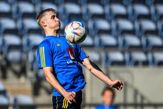 Jacob Ondrejka of the Swedish men's football national team