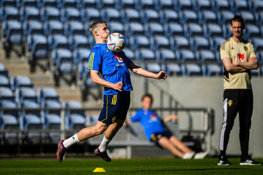 Jacob Ondrejka of the Swedish men's football national team