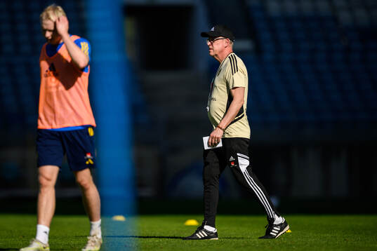 head coach Janne Andersson of the Swedish men's football