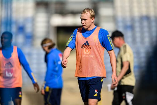 André Boman of the Swedish men's football national team at