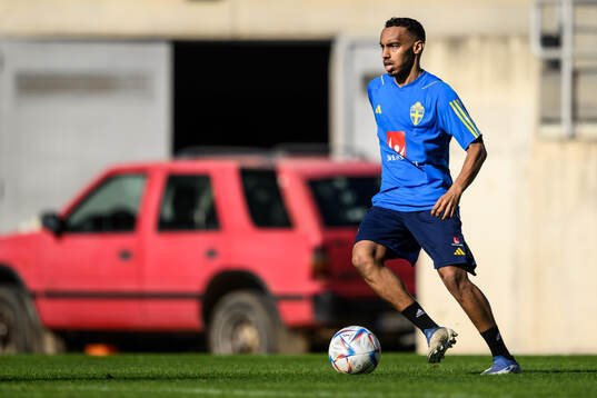 Bilal Hussein of the Swedish men's football national team