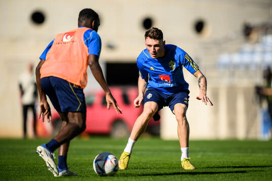 Noah Persson of the Swedish men's football national team at