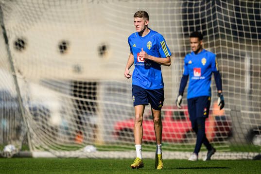 Alexander Bernhardsson of the Swedish men's football