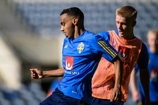 Bilal Hussein and Carl Gustafsson of the Swedish men's