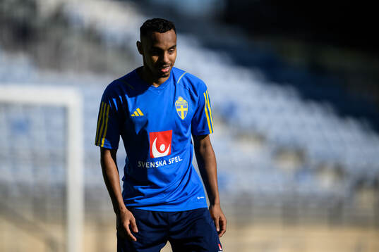 Bilal Hussein of the Swedish men's football national team