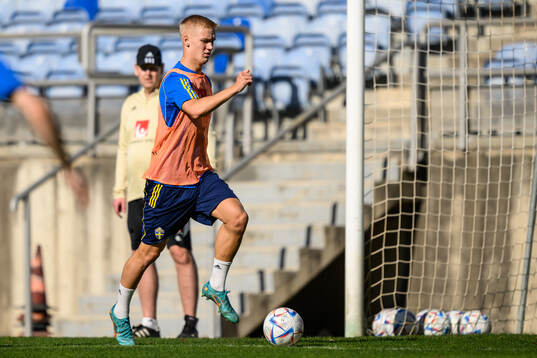 Carl Gustafsson of the Swedish men's football national team