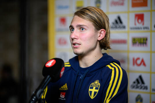 Sebastian Nanasi of the Swedish men's football national