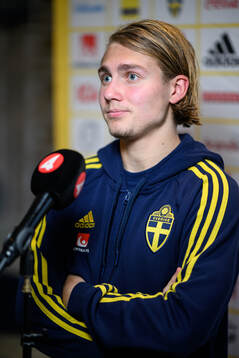 Sebastian Nanasi of the Swedish men's football national