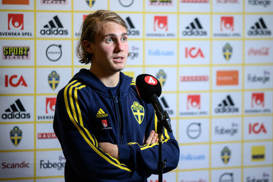 Sebastian Nanasi of the Swedish men's football national