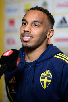 Bilal Hussein of the Swedish men's football national team