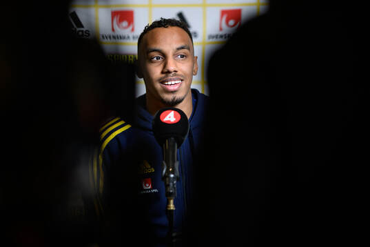 Bilal Hussein of the Swedish men's football national team