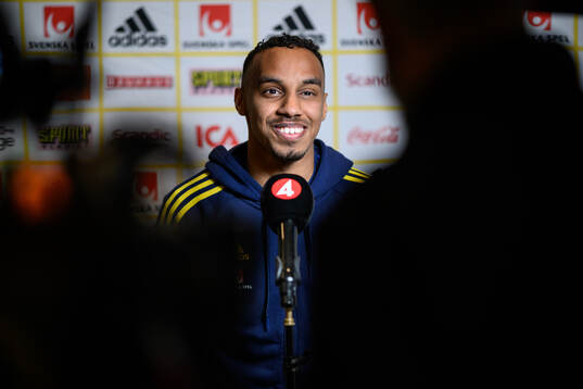Bilal Hussein of the Swedish men's football national team