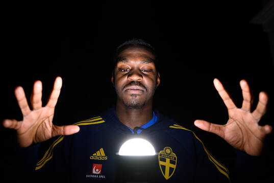 Joel Asoro of the Swedish men's football national team