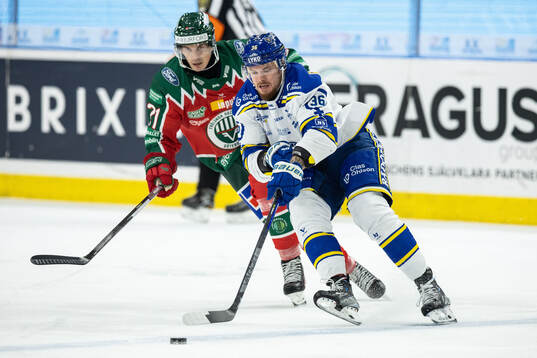 Frölundas Loui Eriksson och Leksands Lucas Elvenes