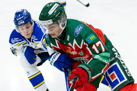 Leksands Anton Johansson och Frölundas Isac Born