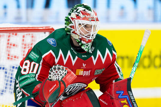 Frölundas målvakt Frederik Dichow