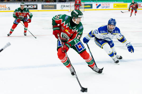 Frölundas Loui Eriksson och Leksands Oskar Lang
