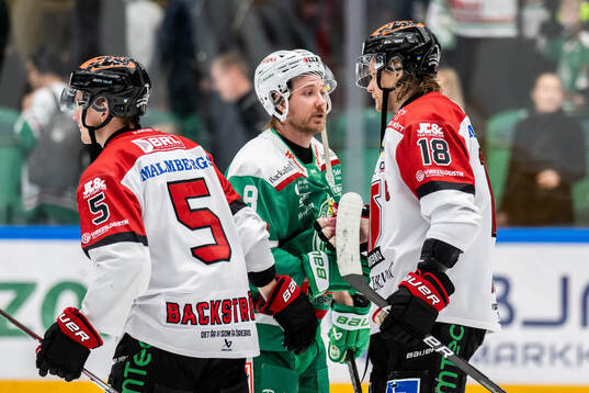 Rögles Linus Sandin och Örebros Rodrigo Abols